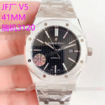 Replica JF Audemars Piguet Royal Oak Cal.3120 Black Dial Watch - V5 Version